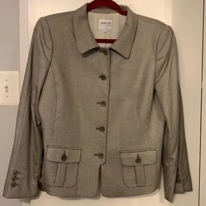 🟣3/$88 SALE! Armani Collezioni Silk/Wool Jacket